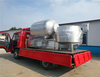 1000L變頻真空滾揉機(jī)、700L電加熱煮鍋發(fā)往安徽
