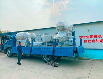 真空滾揉機(jī)2臺(tái)，夾層鍋2臺(tái)，殺菌鍋1臺(tái)，發(fā)往河南周口