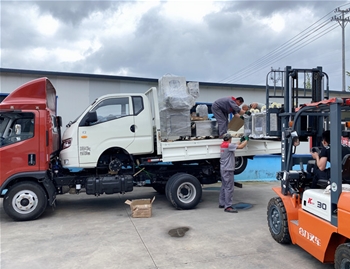 120針鹽水注射機(jī)，200L料車發(fā)往菏澤鄆城
