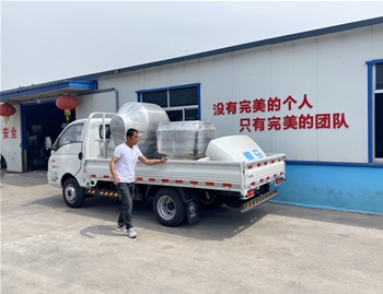 400L真空滾揉機(jī)、500L電加熱夾層鍋，發(fā)往河南洛陽